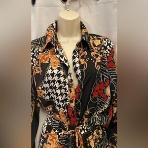 LOVED Pretty Little Thing - Matching Set - NO STRETCH - Black Top-4 / Bottom-6